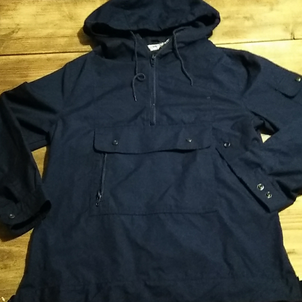 Vintage TOURING (M) Navy Blue Half Zip Pullover